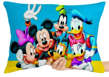 Almofada Gigante para sofá puff sala Mickey e turma disney