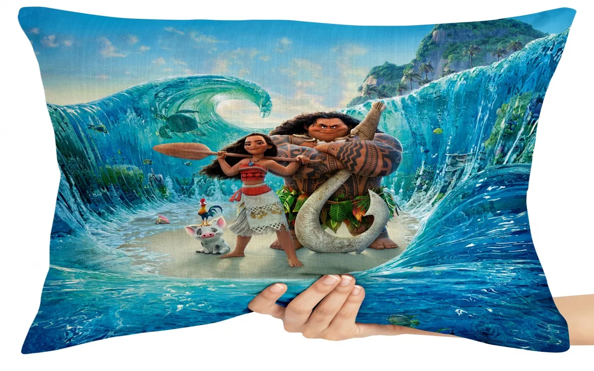Almofada Gigante para sofá puff sala Moana Princesa