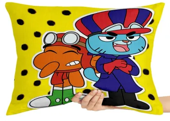 Almofada Gigante para sofá puff sala incrível mundo Gumball dick mutley