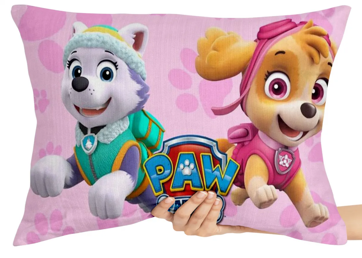 Almofada Gigante para sofá puff sala Patrulha Canina Everest Skye