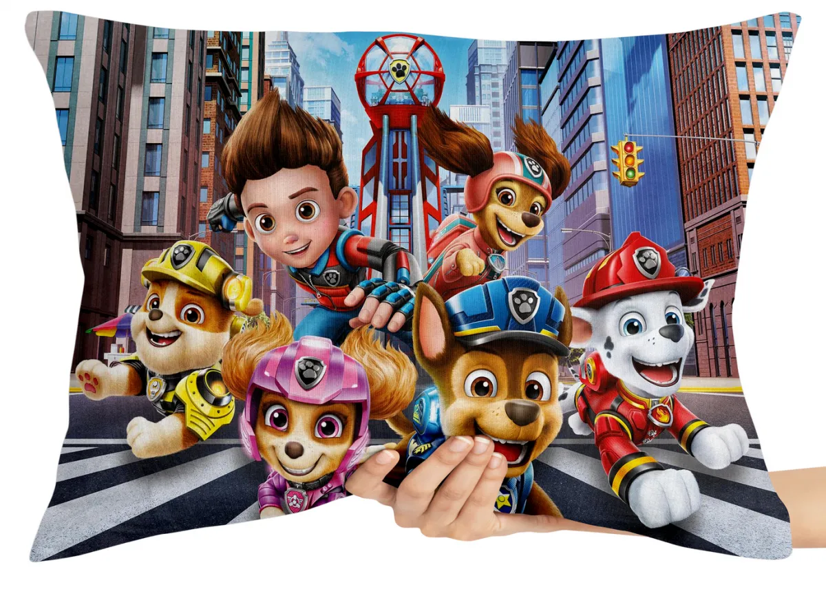 Almofada Gigante para sofá puff sala Patrulha Canina grupo