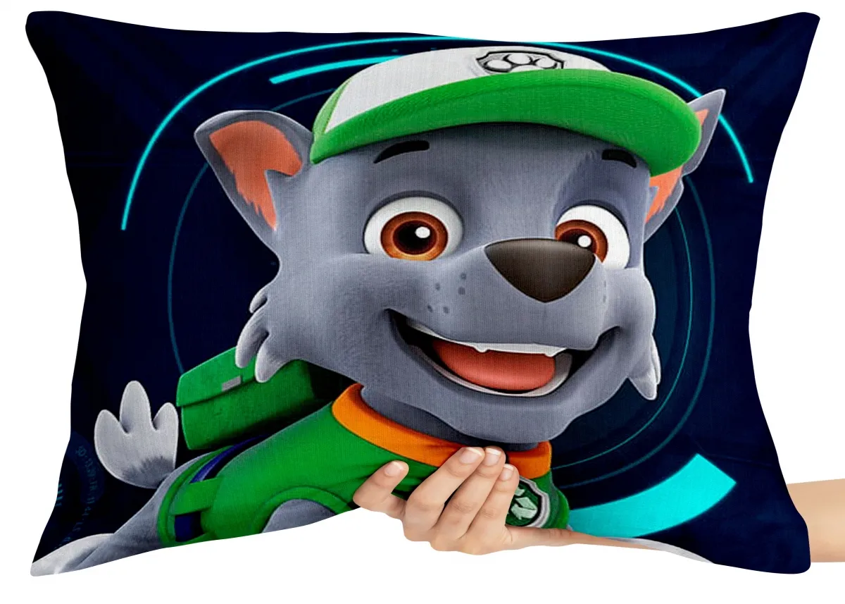 Almofada Gigante para sofá puff sala Patrulha canina Rocky Imagem