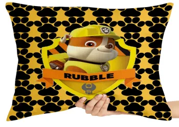 Almofada Gigante para sofá puff sala Patrulha Canina Rubble