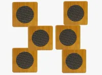 Descansos De Panela Suporte Madeira Cozinha Proteção Mesa - Foto 3