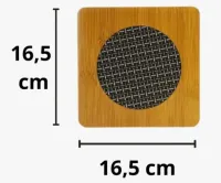 Descansos De Panela Suporte Madeira Cozinha Proteção Mesa - Foto 4