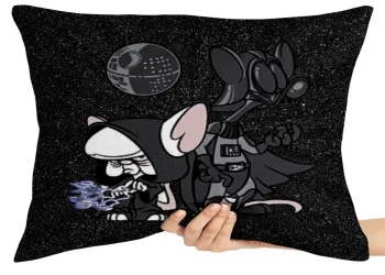 Almofada Gigante para sofá puff sala Pink e o Cérebro Star Wars