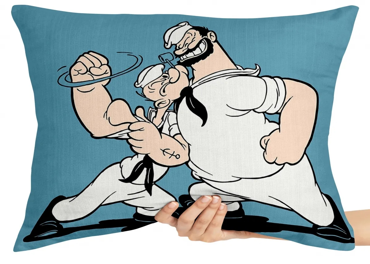 Almofada Gigante para sofá puff sala Popeye Brutus briga