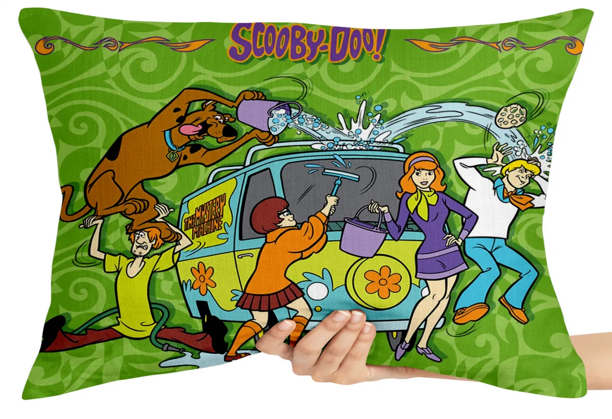 Almofada Gigante para sofá puff sala Scooby Doo furgão