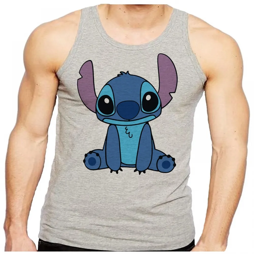 CCamiseta Regata adulto ou infantil Stitch e Lilo desenho