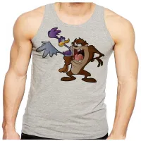 Camiseta Regata adulto ou infantil Taz mania papa leguas - Foto 2