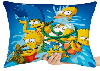 Almofada Gigante para sofá puff sala simpsons familia homer lisa bart
