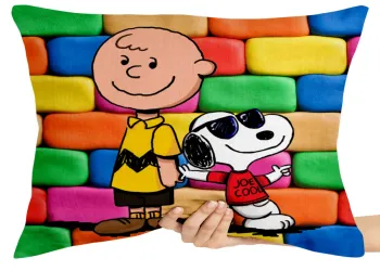 Almofada Gigante para sofá puff sala Snoopy Charlie Brown