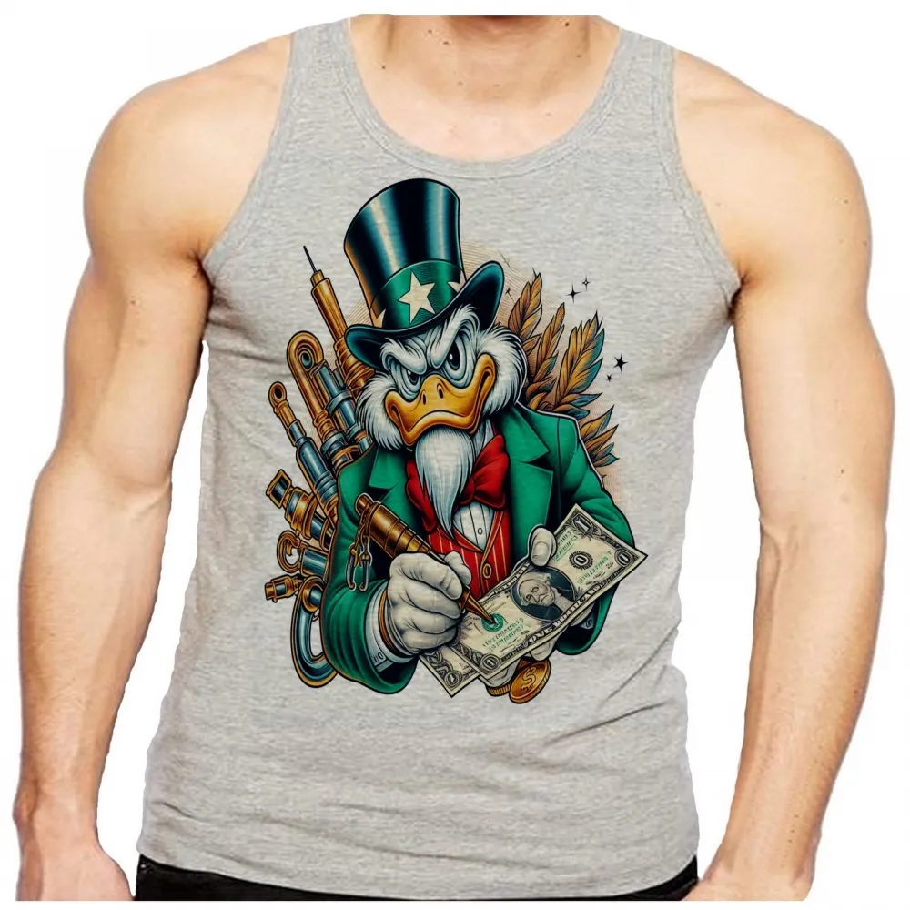 Camiseta Regata adulto ou infantil Tio patinhas Sam desenho antigo