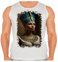 Camiseta Regata adulto ou infantil Nefertite egito piramides - Foto 2
