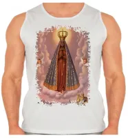 Camiseta Regata adulto ou infantil Nossa Senhora Aparecida - Foto 2