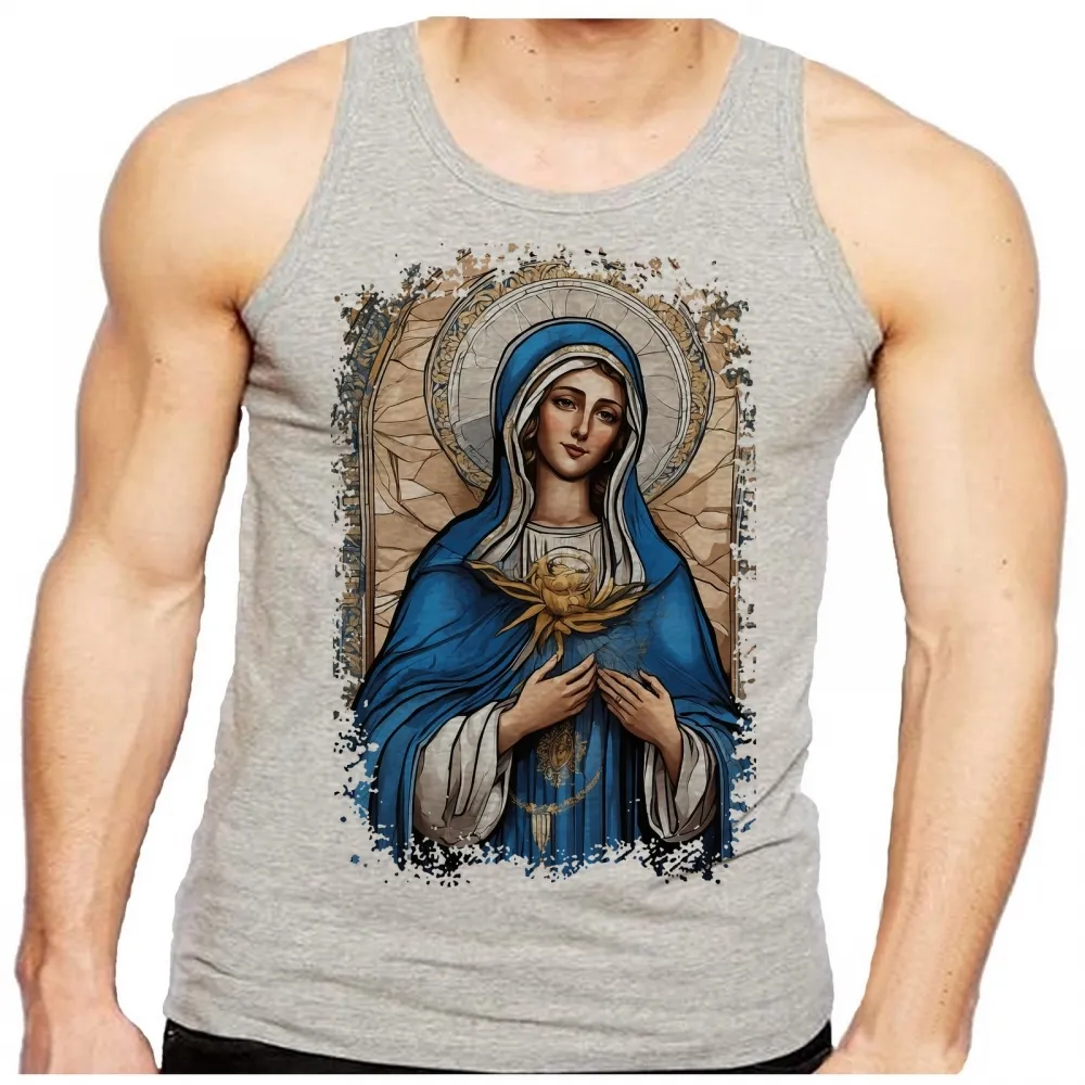Camiseta Regata adulto ou infantil Nossa Senhora Aparecida Jesus Mãe Imagem