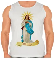 Camiseta Regata adulto ou infantil Nossa senhora da Conceição - Foto 2