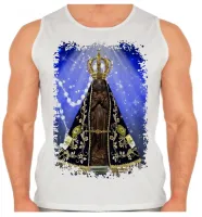 Camiseta Regata adulto ou infantil Nossa Senhora Mãe Jesus - Foto 2