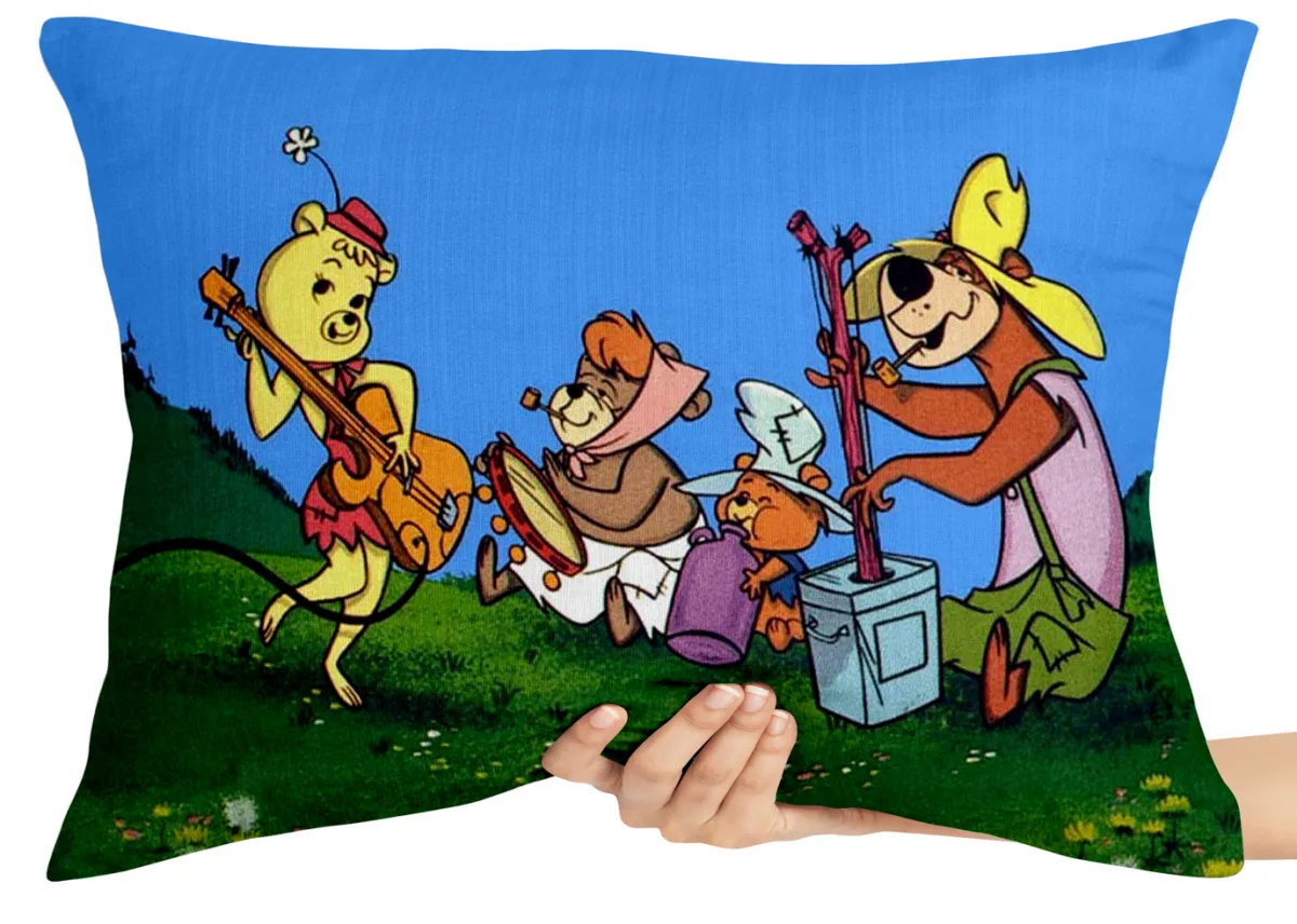 Almofada Gigante para sofá puff sala Zé Buscapé e família Imagem