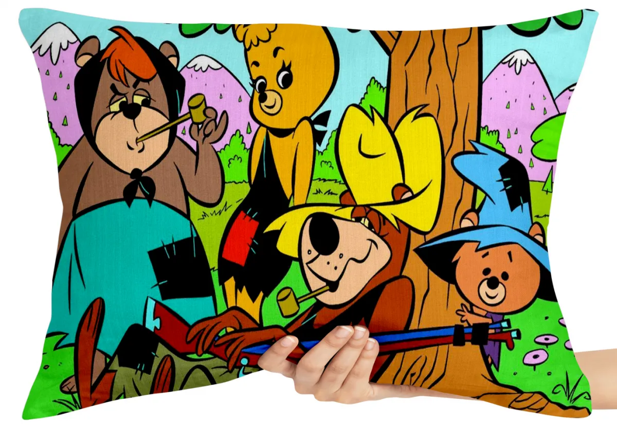 Almofada Gigante para sofá puff sala Zé Buscapé e família descansando