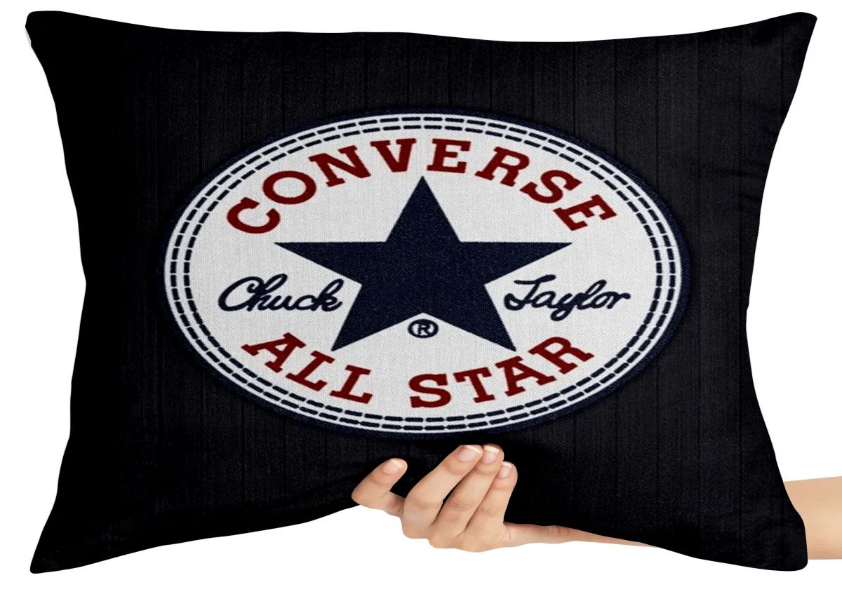 Almofada Gigante para sofá puff sala All Star logo