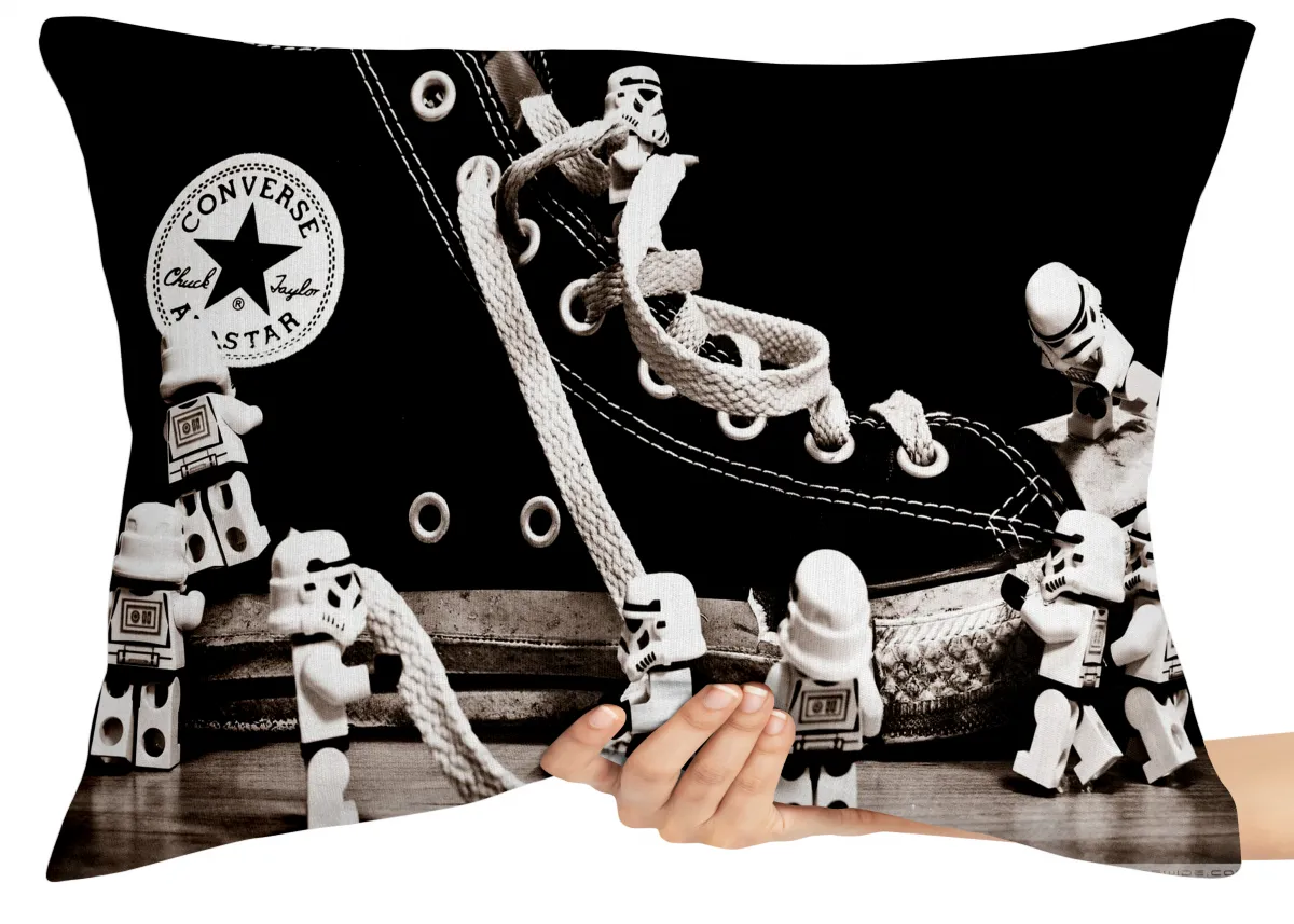 Almofada Gigante para sofá puff sala All Star Stormtrooper Imagem
