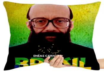 Almofada Gigante para sofá puff sala Enéas Carneiro Patriota Brasil