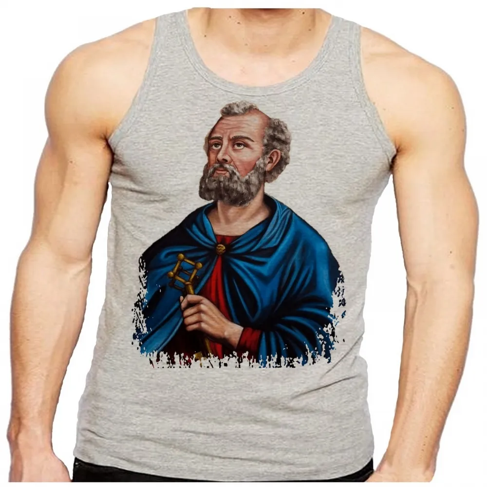 Camiseta Regata adulto ou infantil São Pedro Jesus Cristo Imagem