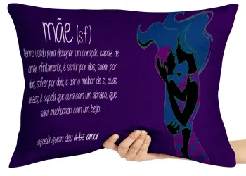 Almofada Gigante para sofá puff sala Mãe termo usado mamãe