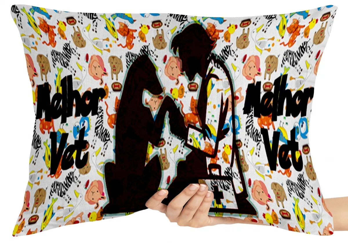 Almofada Gigante para sofá puff sala Melhor Veterinário pets animais Imagem