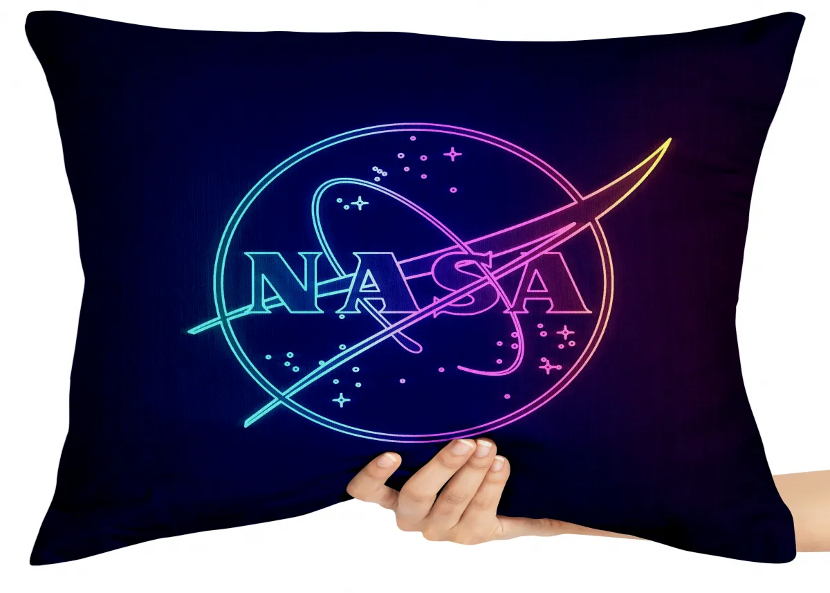 Almofada Gigante para sofá puff sala Nasa Neon Imagem