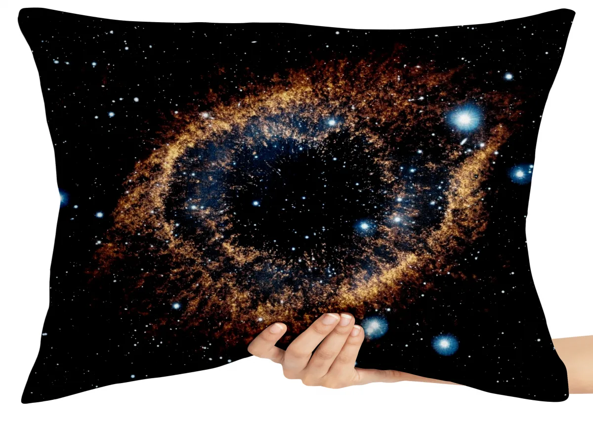 Almofada Gigante para sofá puff sala Nebulosa Olho de Deus Imagem