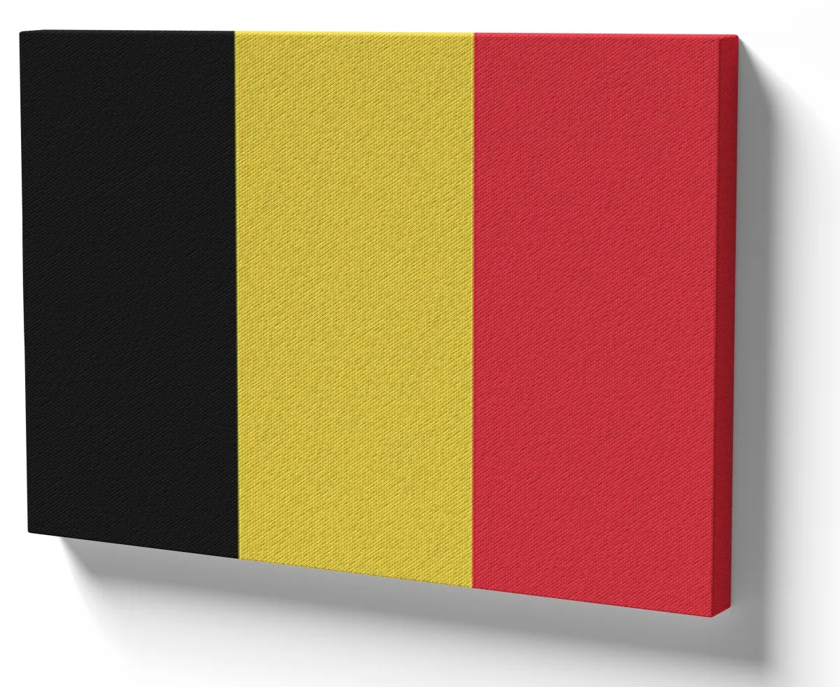 Azulejo decorativo personalizado parede ou mesa Bandeira Bélgica europa Imagem