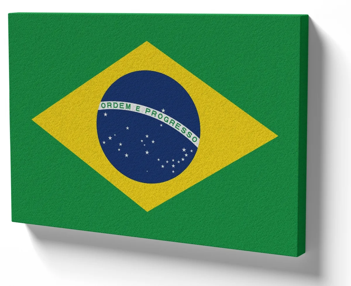 Azulejo decorativo personalizado parede ou mesa Bandeira brasil brasileiro