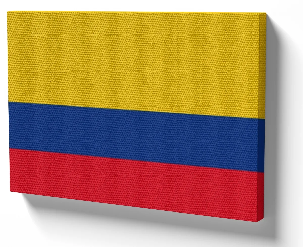 Azulejo decorativo personalizado parede ou mesa Bandeira Colômbia