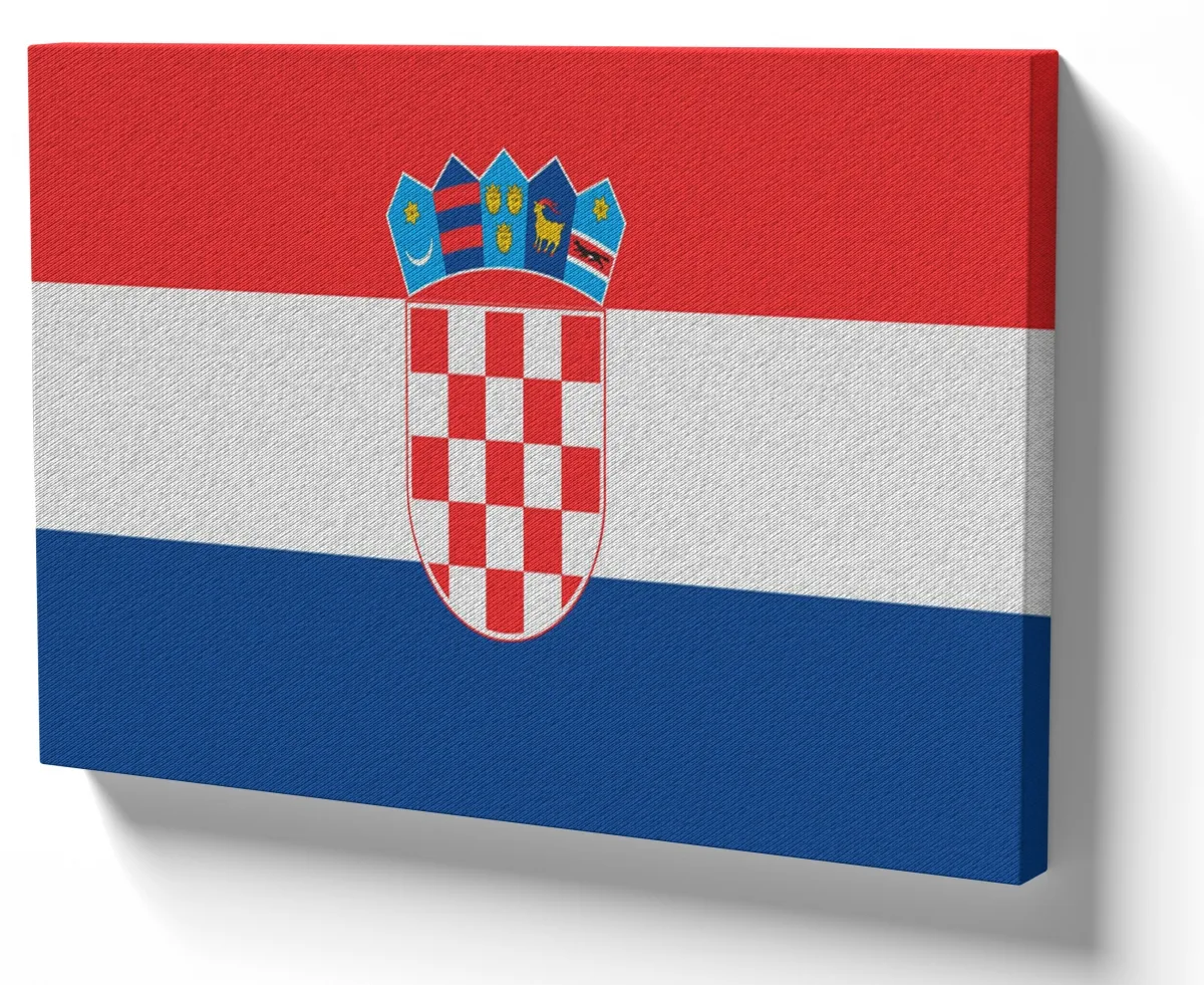 Azulejo decorativo personalizado parede ou mesa Bandeira Croacia croatia Imagem