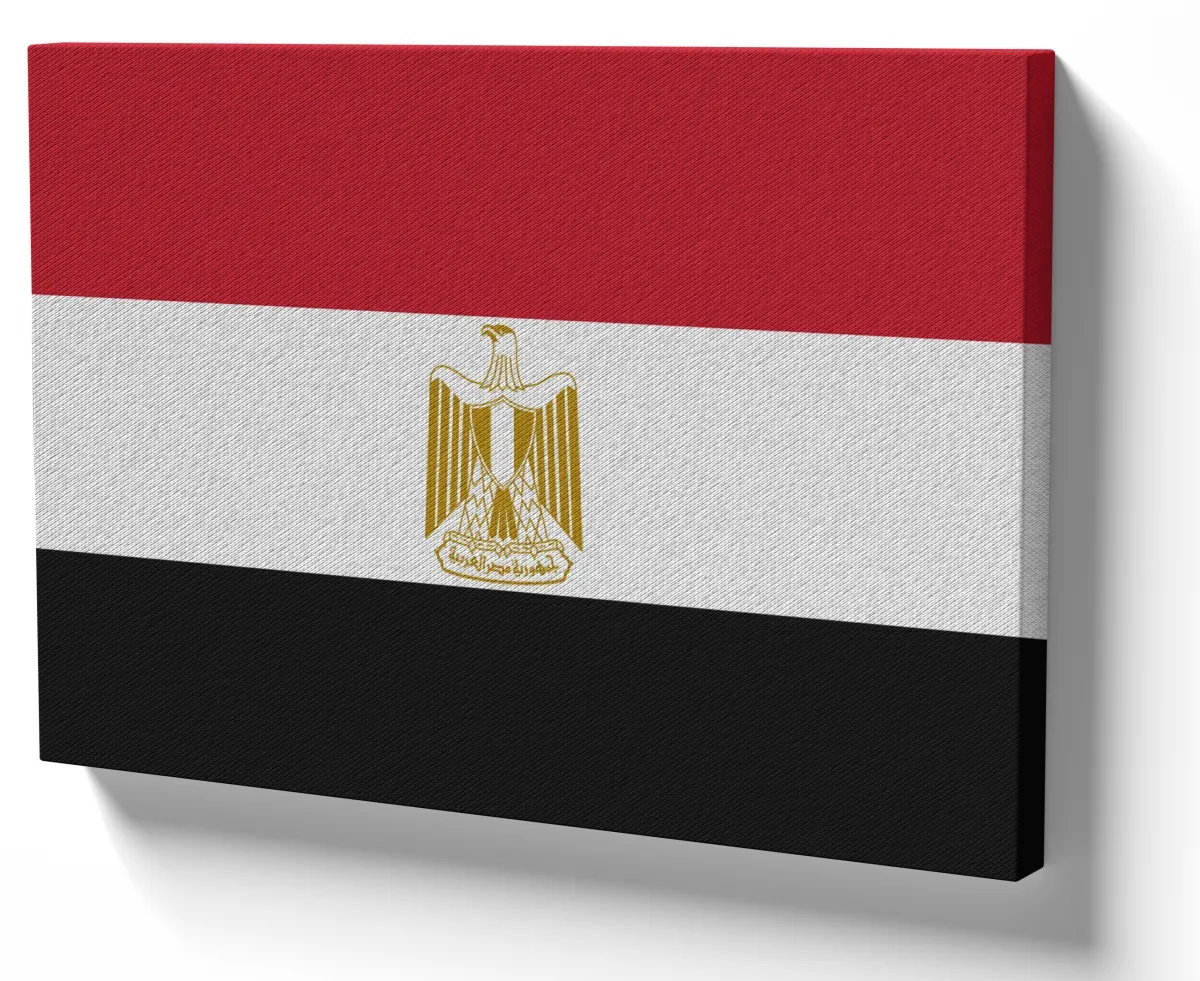 Azulejo decorativo personalizado parede ou mesa Bandeira Egito africa Imagem