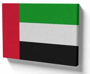Azulejo decorativo personalizado parede ou mesa Bandeira Emirados Árabes Unidos