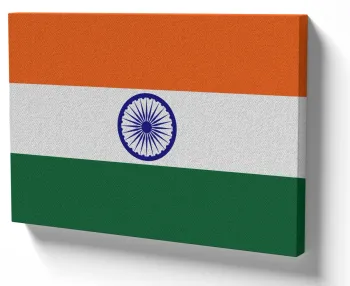 Azulejo decorativo personalizado parede ou mesa Bandeira Índia indiano