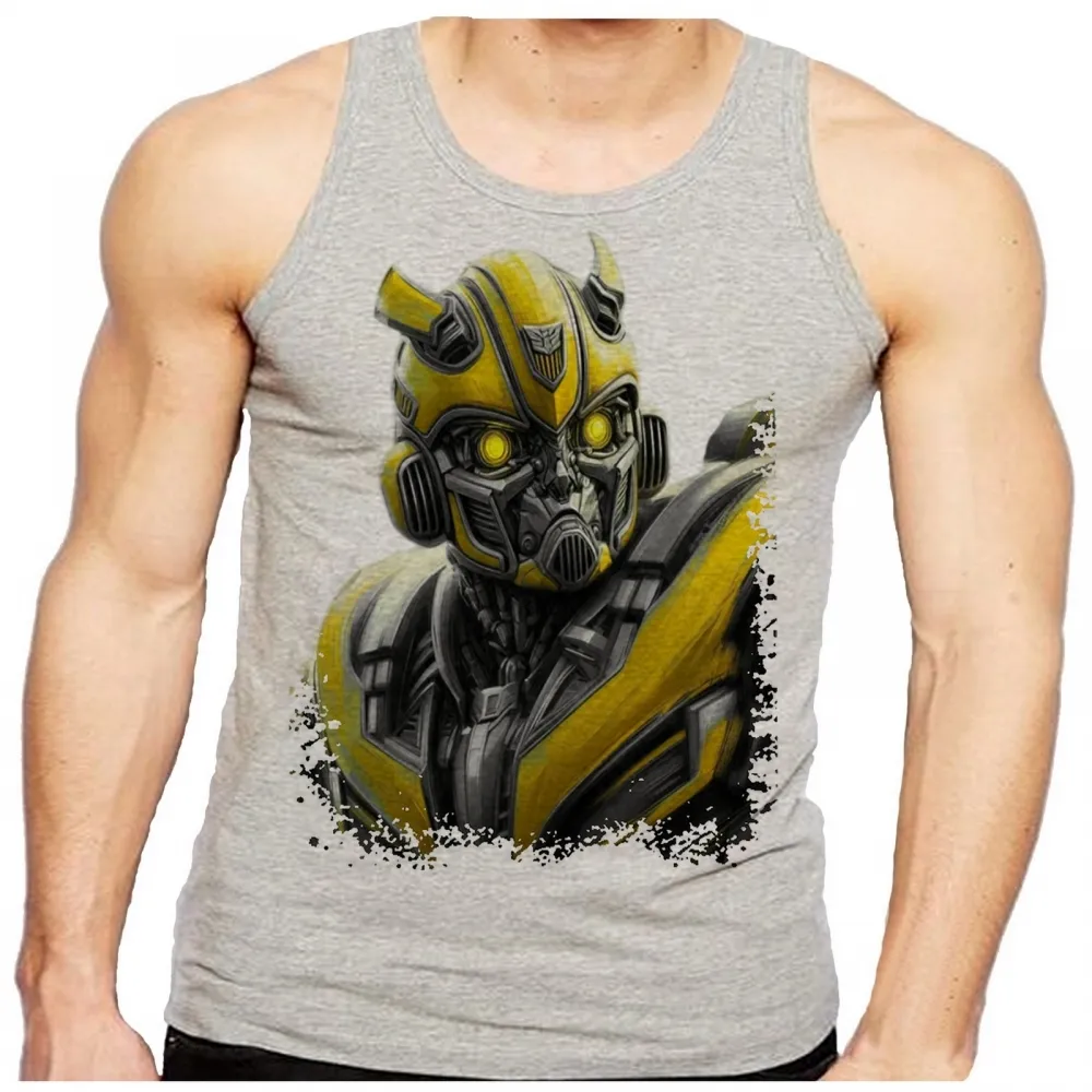 Camiseta Regata adulto ou infantil bumblebee transformers camaro Imagem