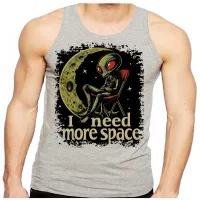 Camiseta Regata adulto ou infantil Et alien ovni lua disco voador - Foto 2