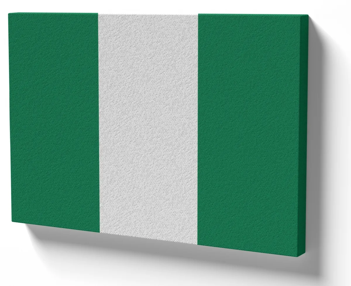 Azulejo decorativo personalizado parede ou mesa Bandeira Nigéria africa