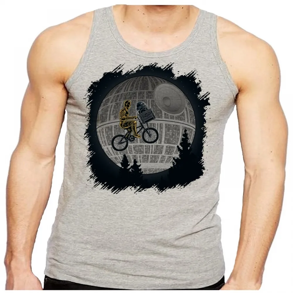 Camiseta Regata adulto ou infantil Et estrela da morte star wars Imagem