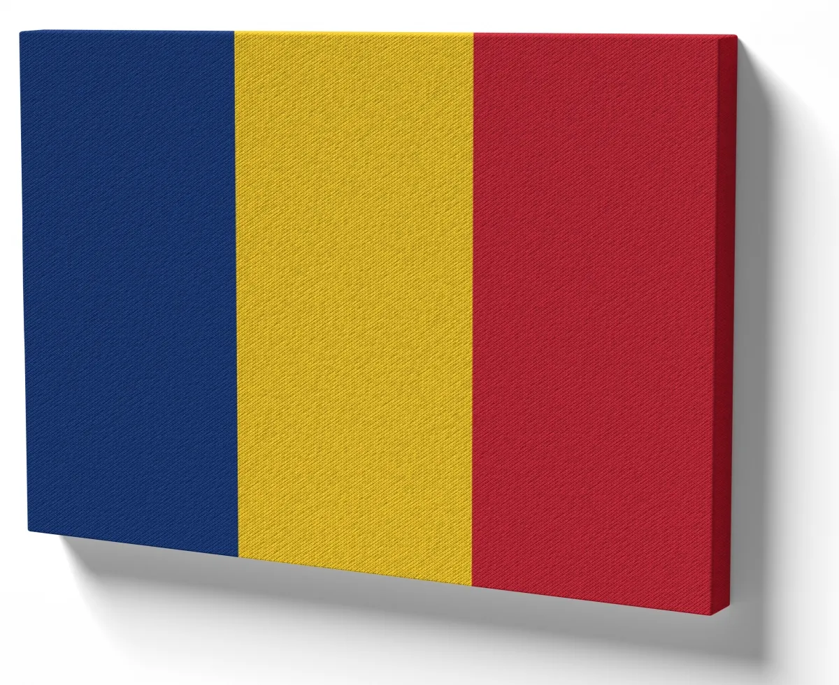 Azulejo decorativo personalizado parede ou mesa Bandeira Romênia