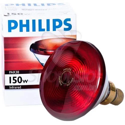  Philips Lampada InfraVermelho Medicinal 150w Imagem