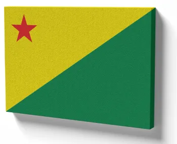 Azulejo decorativo personalizado parede ou mesa Bandeira Acre