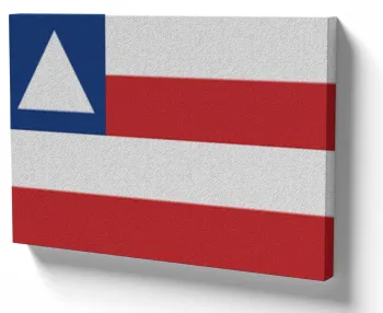 Azulejo decorativo personalizado parede ou mesa Bandeira Bahia