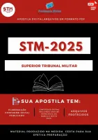 Apostila STM 2025 Área Administrativa - Analista Judiciário