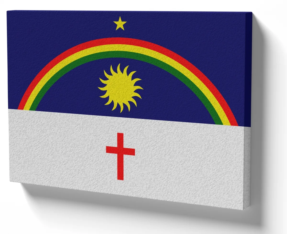 Azulejo decorativo personalizado parede ou mesa Bandeira Pernambuco