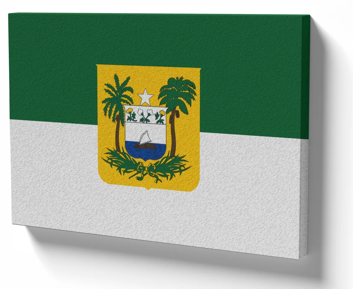 Azulejo decorativo personalizado parede ou mesa Bandeira Rio grande do norte